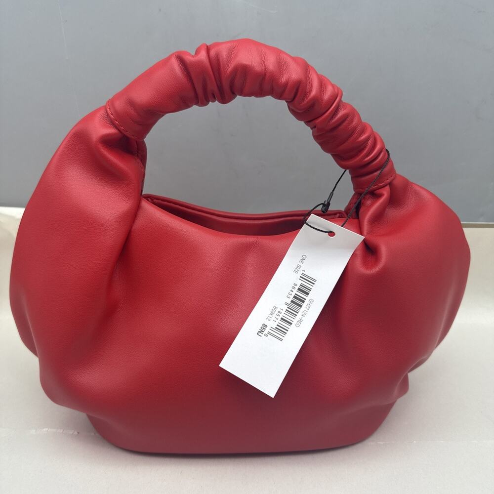 The Drop Women's Addison Soft Volume Top-Handle Bag Small Red 85NJ B09K12 *READ